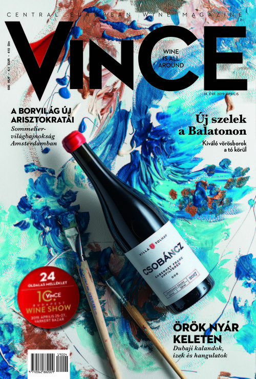 Vince magazine cover 2019 ápr